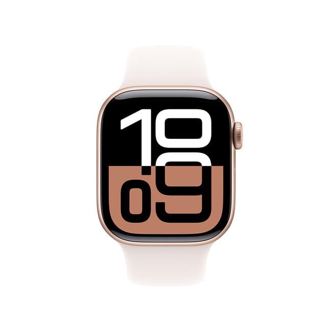 Apple watch series 10 hồng nhạt mặt trước