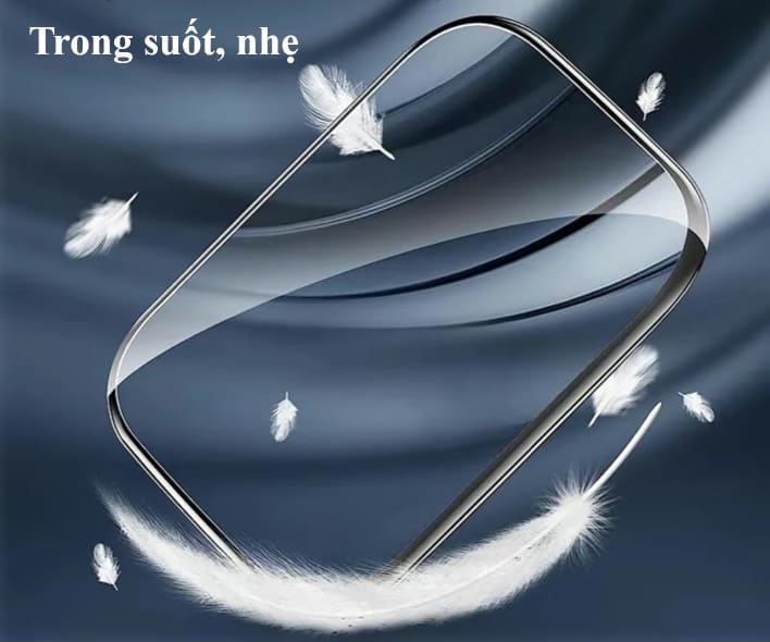 Miếng kính cường lực đồng hồ trong suốt, siêu nhẹ, không ảnh hưởng hiển thị