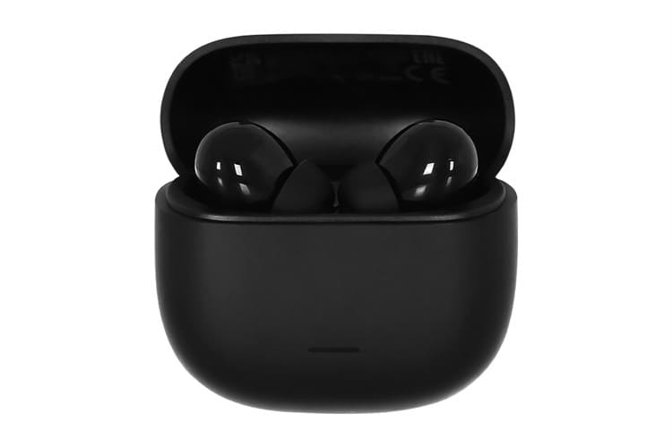 Tai nghe Bluetooth Xiaomi Redmi Buds 6 Lite màu đen nhìn trực diện